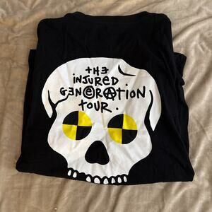 Asap Rocky Injured Generation"Not Responsible" Tour Shirt Double Sided X Large